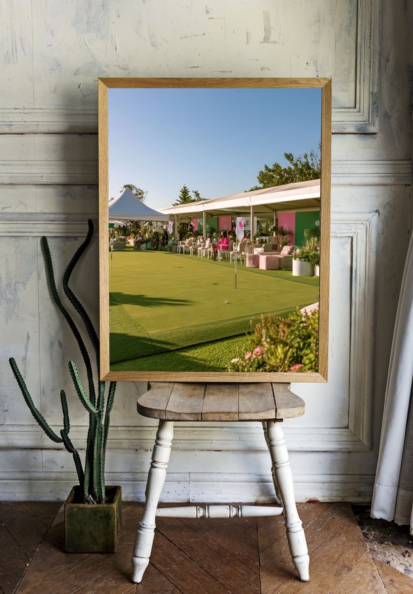 Garden Golf Event Photography Poster. — room view 1
