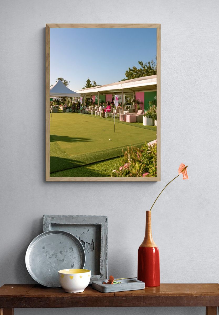 Garden Golf Event Photography Poster. — room view 3