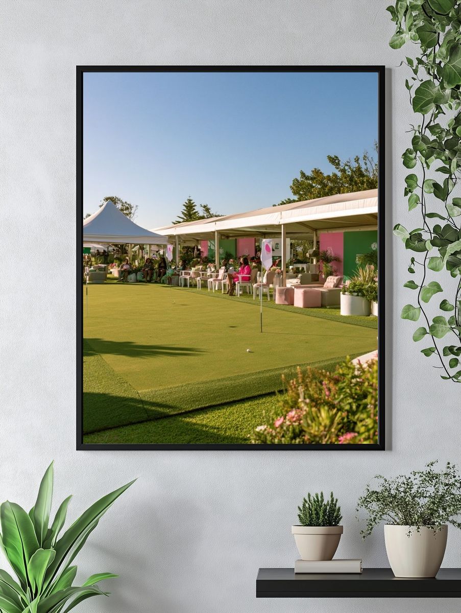 Garden Golf Event Photography Poster. — room view 4