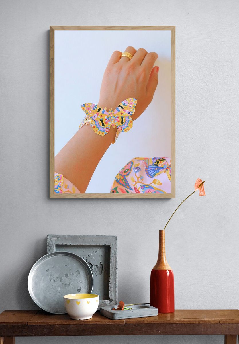 Butterfly Bracelet Fashion Poster. — room view 3