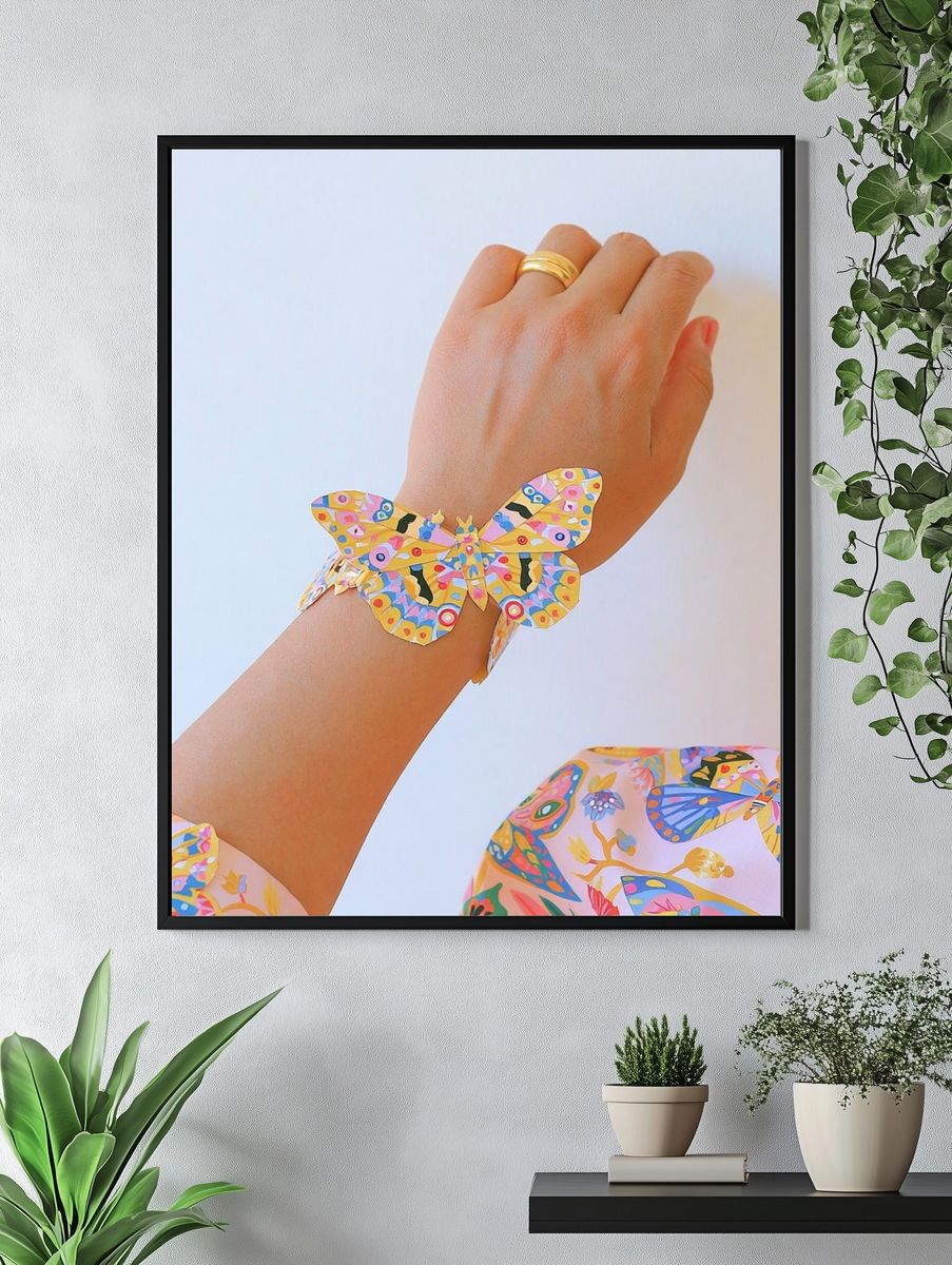 Butterfly Bracelet Fashion Poster. — room view 4
