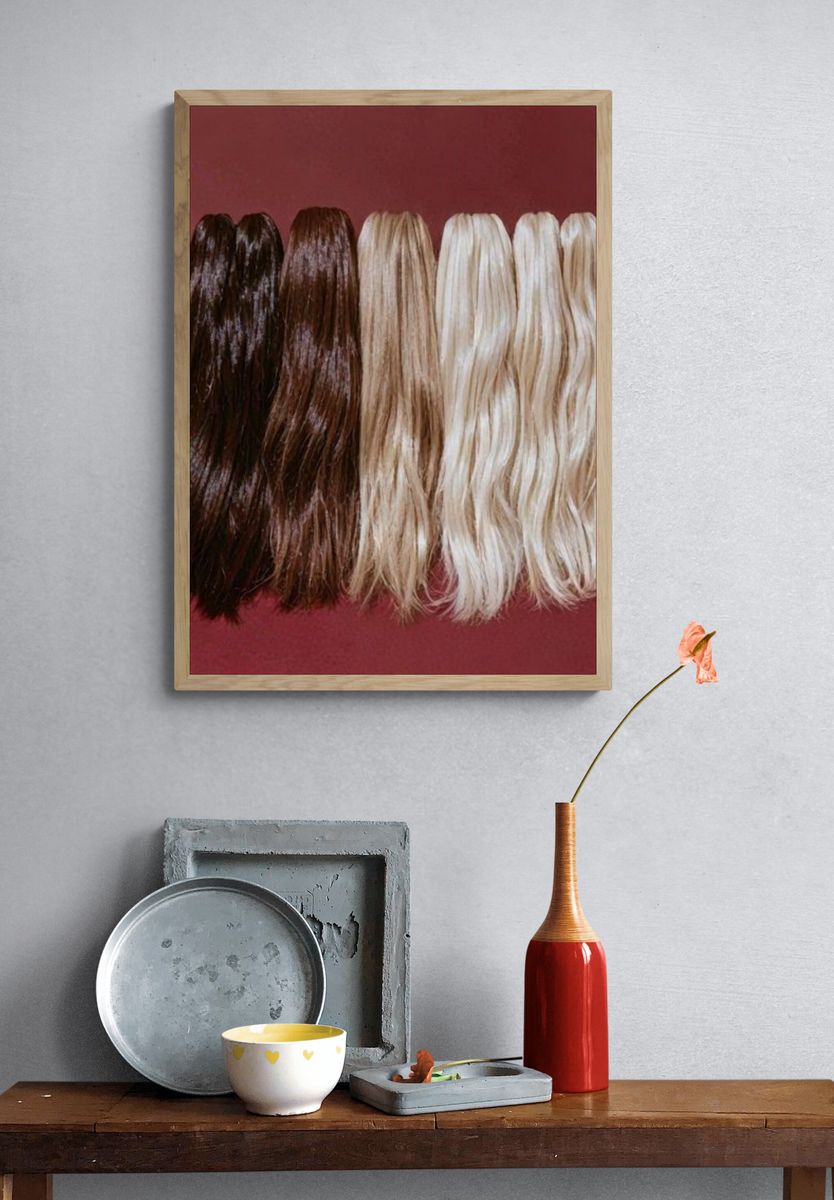 Hair Color Study Photography Print. — room view 3