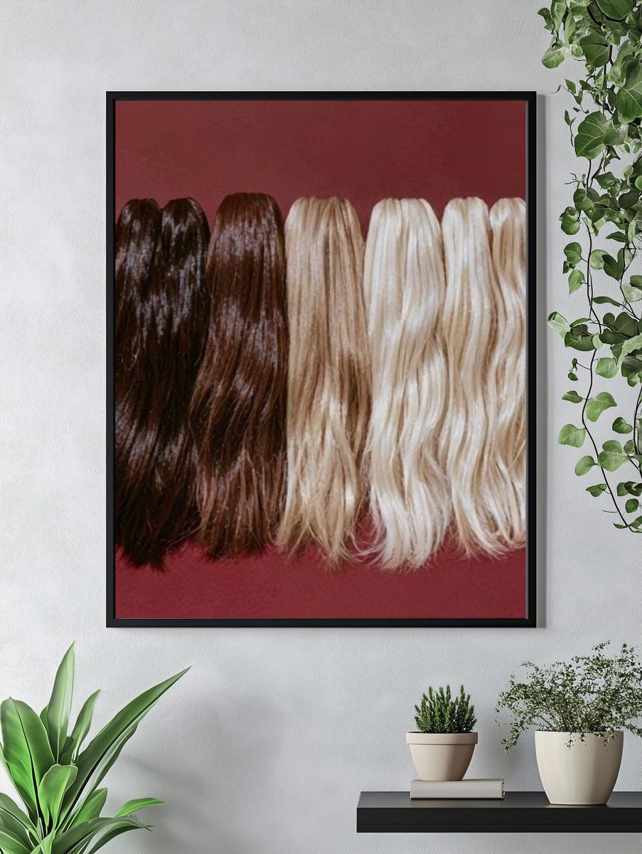 Hair Color Study Photography Print. — room view 4