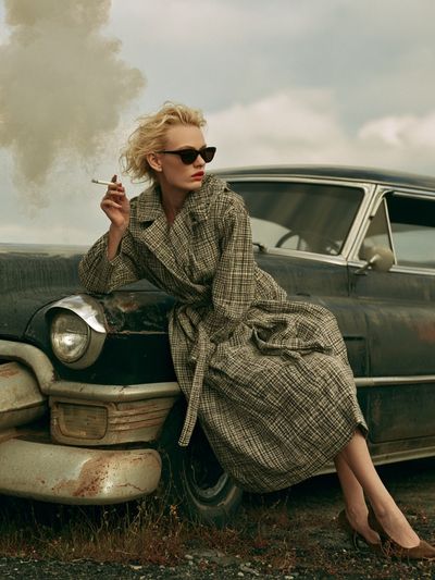 Vintage Car Fashion Poster. poster