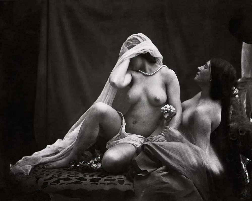 Nude photography naked woman, Study. poster detail