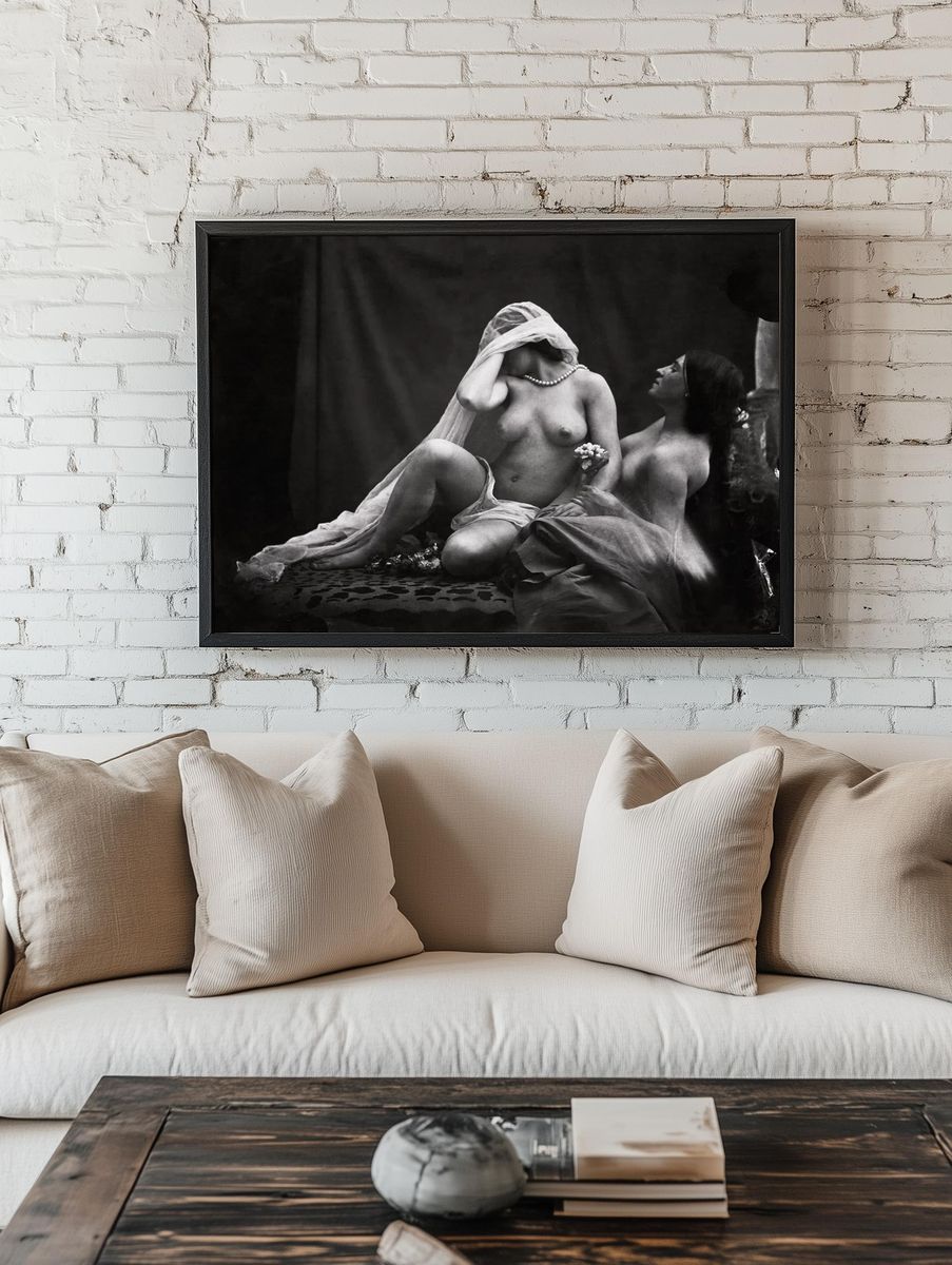 Nude photography naked woman, Study. — room view 1