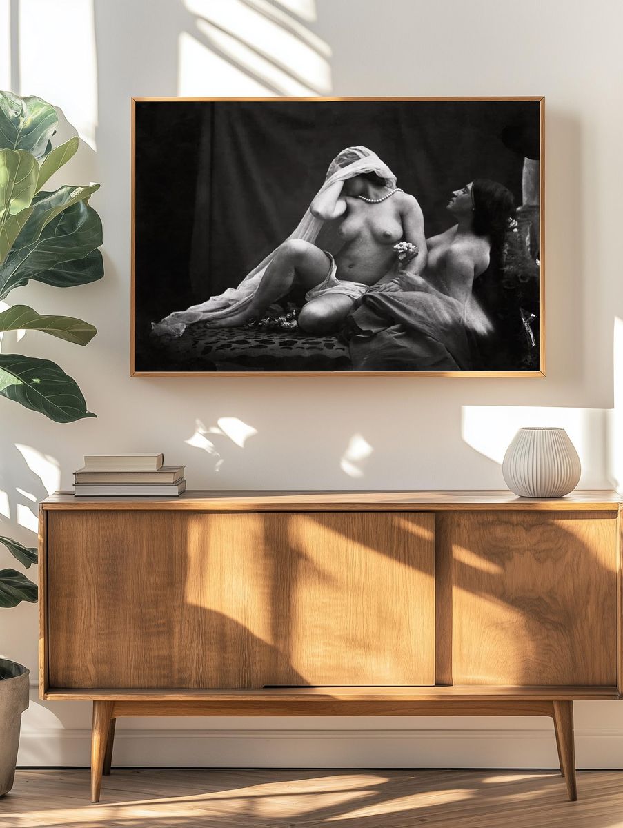 Nude photography naked woman, Study. — room view 3