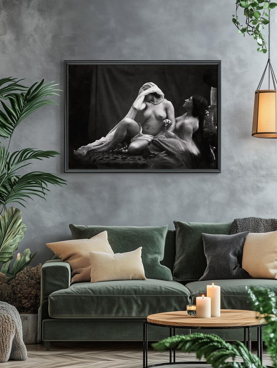 Nude photography naked woman, Study. — room view 4