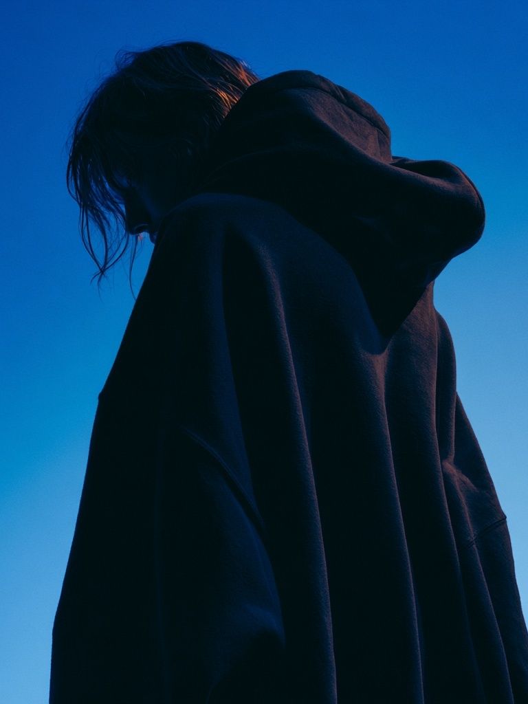 Blue Silhouette Fashion Poster. poster — photography art