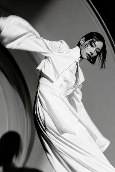 Monochrome Fashion Portrait Poster. poster detail