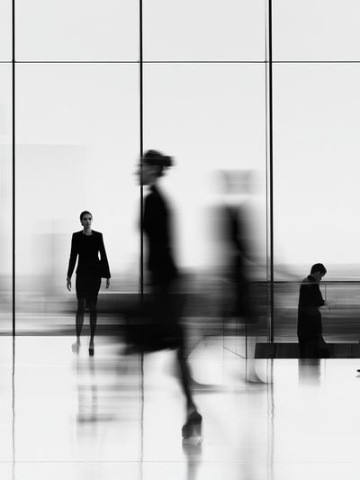 Blurred Fashion Runway Photography Poster.