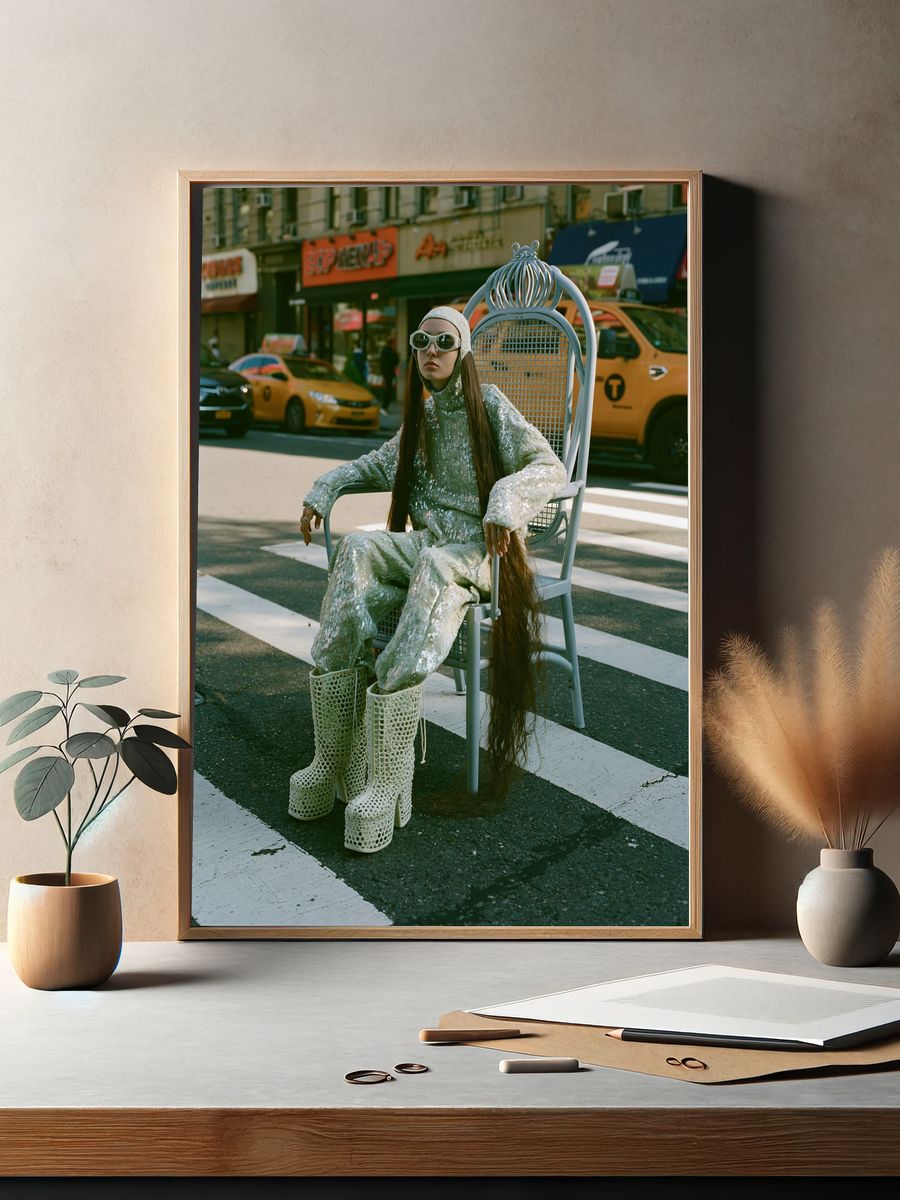 Avant-Garde Street Fashion Poster. — room view 2