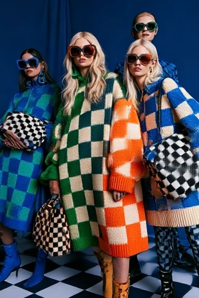 Checkerboard Fashion Photography Poster.