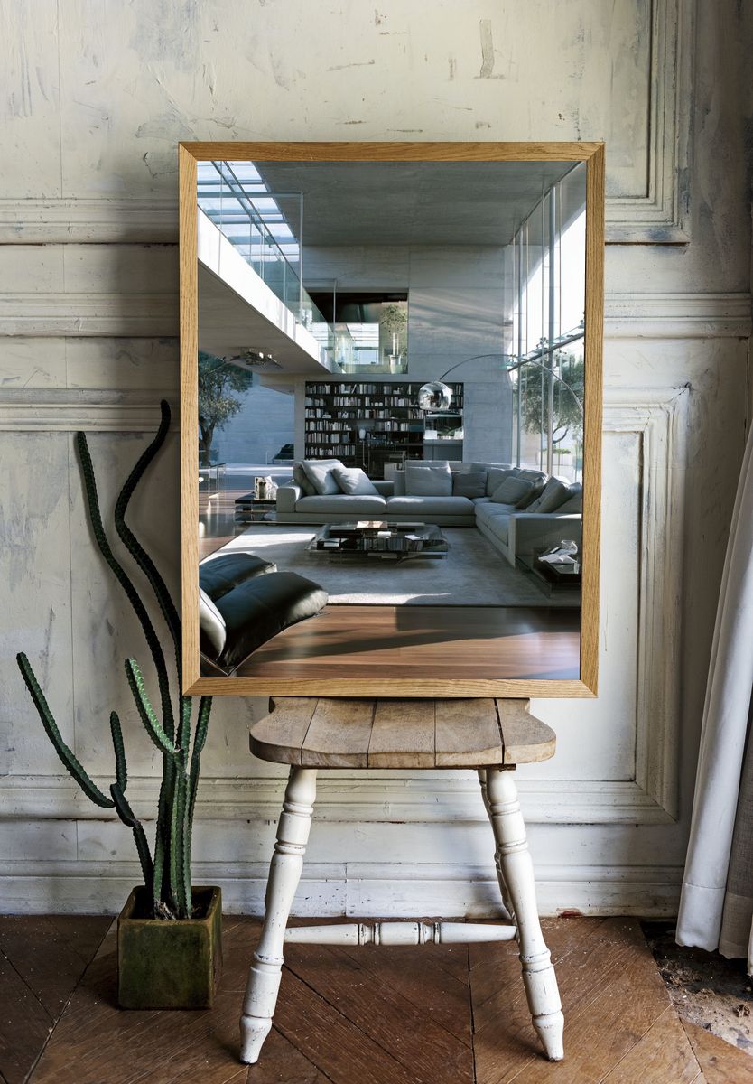 Modern Glass Interior Photography Poster. — room view 1