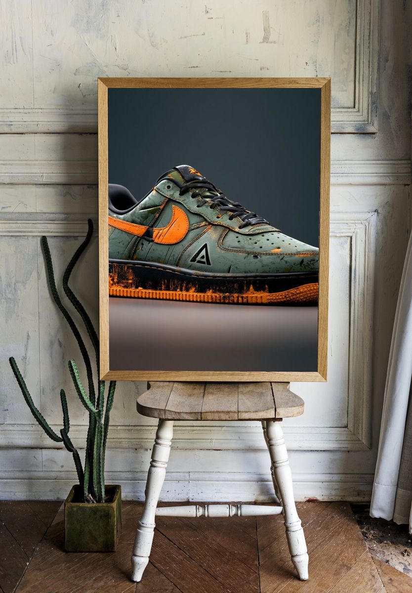 Custom Sneaker Photography Poster. room preview