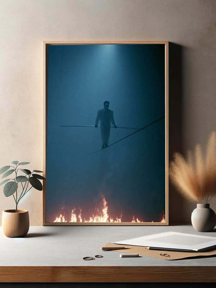 Firewalker Tightrope Poster. — room view 2