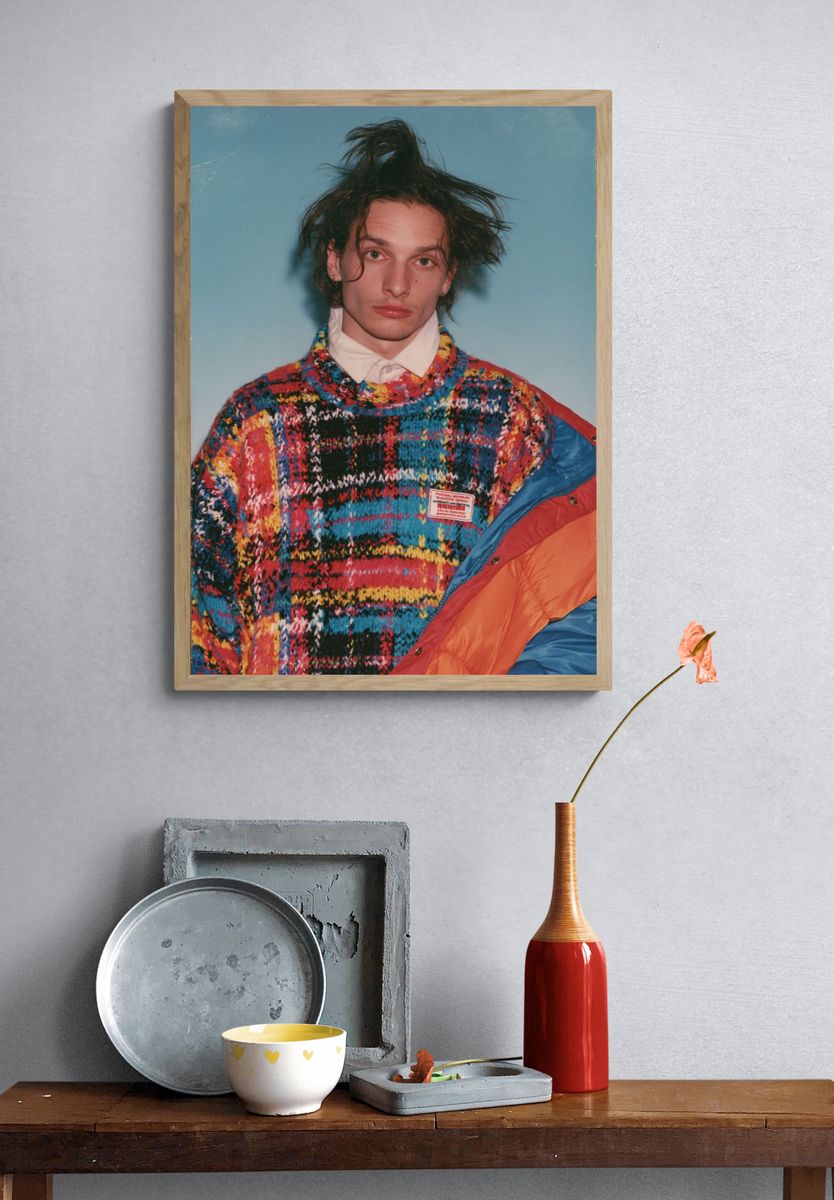 Colorful Fashion Portrait Poster. — room view 3