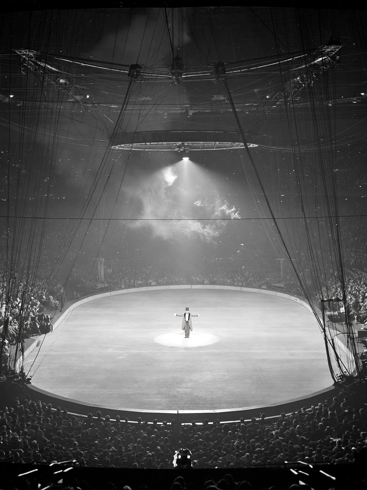 Circus Ring Spotlight Photography Poster. poster — photography art