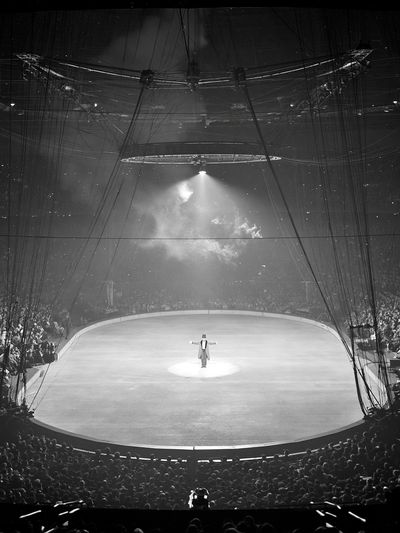 Circus Ring Spotlight Photography Poster.