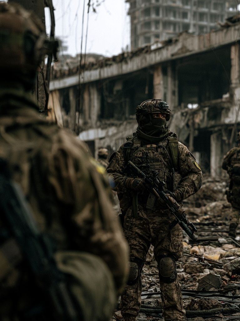 Urban Combat Photography Poster. poster — photography art
