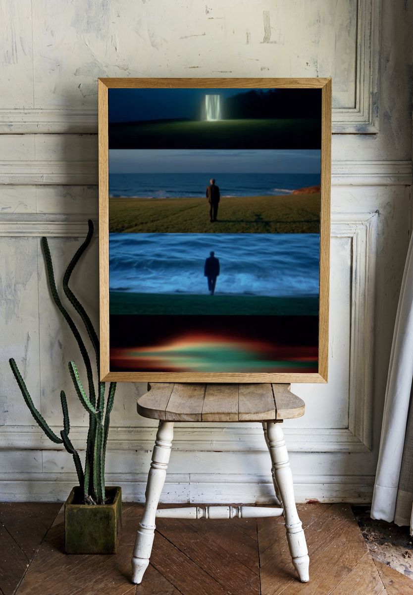 Dreamlike Seascape Photography Poster. room preview