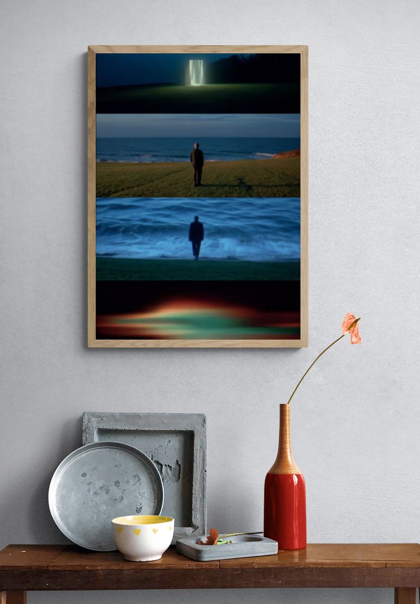 Dreamlike Seascape Photography Poster. — room view 3