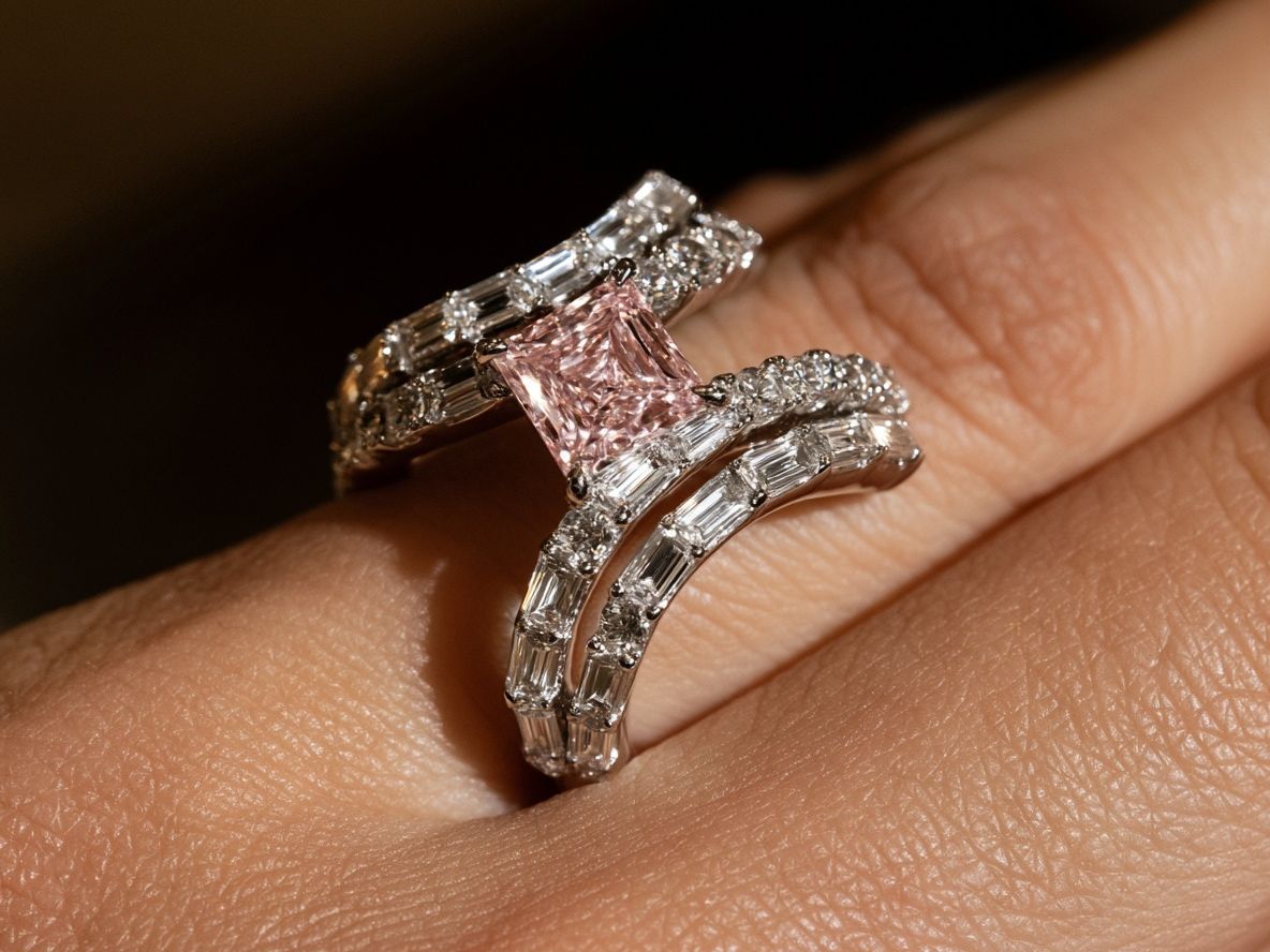 Diamond Ring Close-Up Photography Poster. poster — photography art