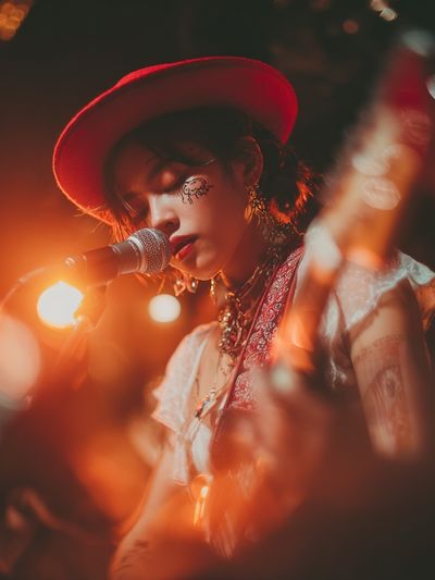 Indie Singer Portrait Photography Poster.