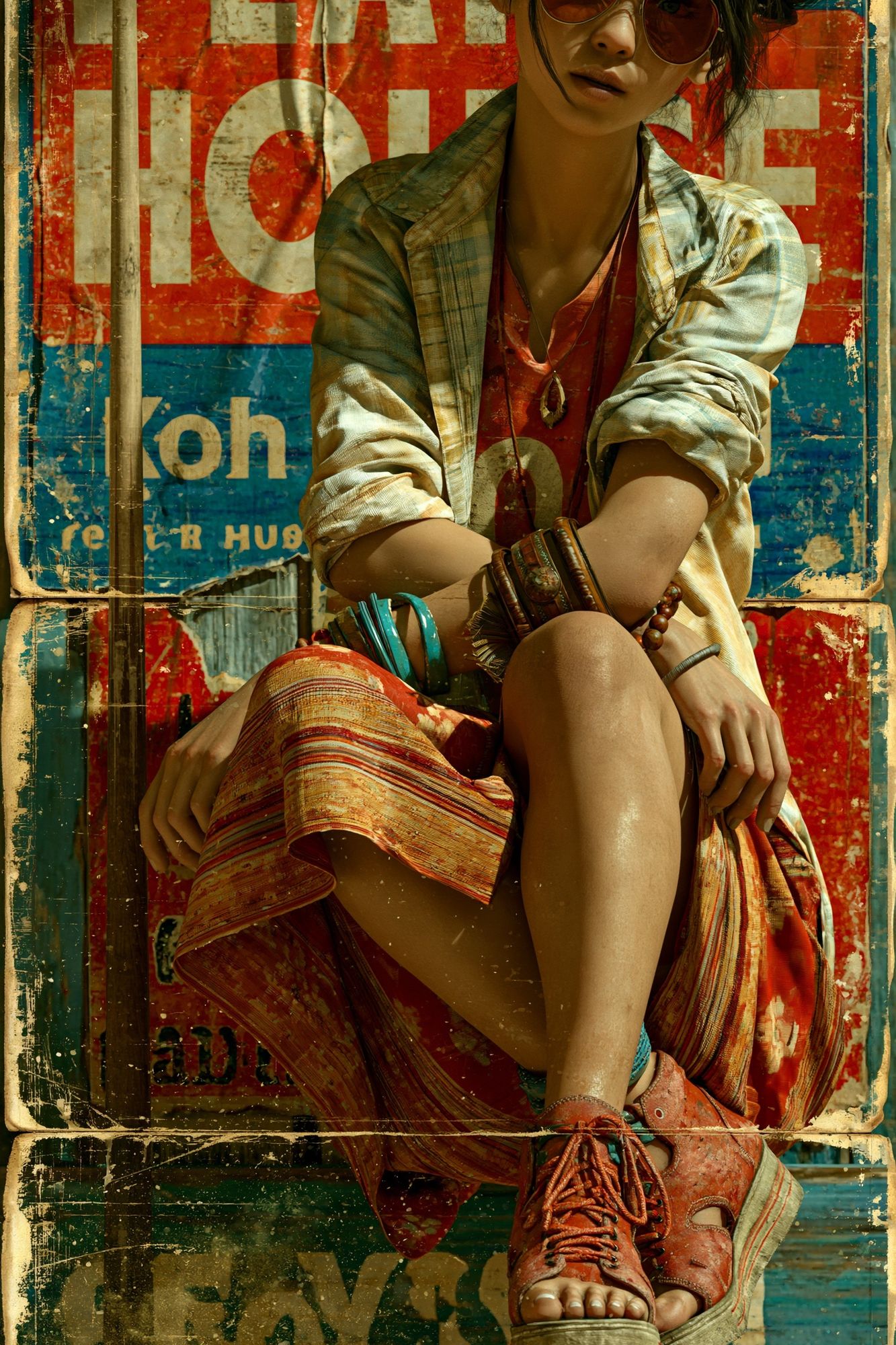 Urban Street Portrait Poster. poster — photography art