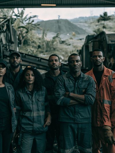 Industrial Crew Portrait Poster.