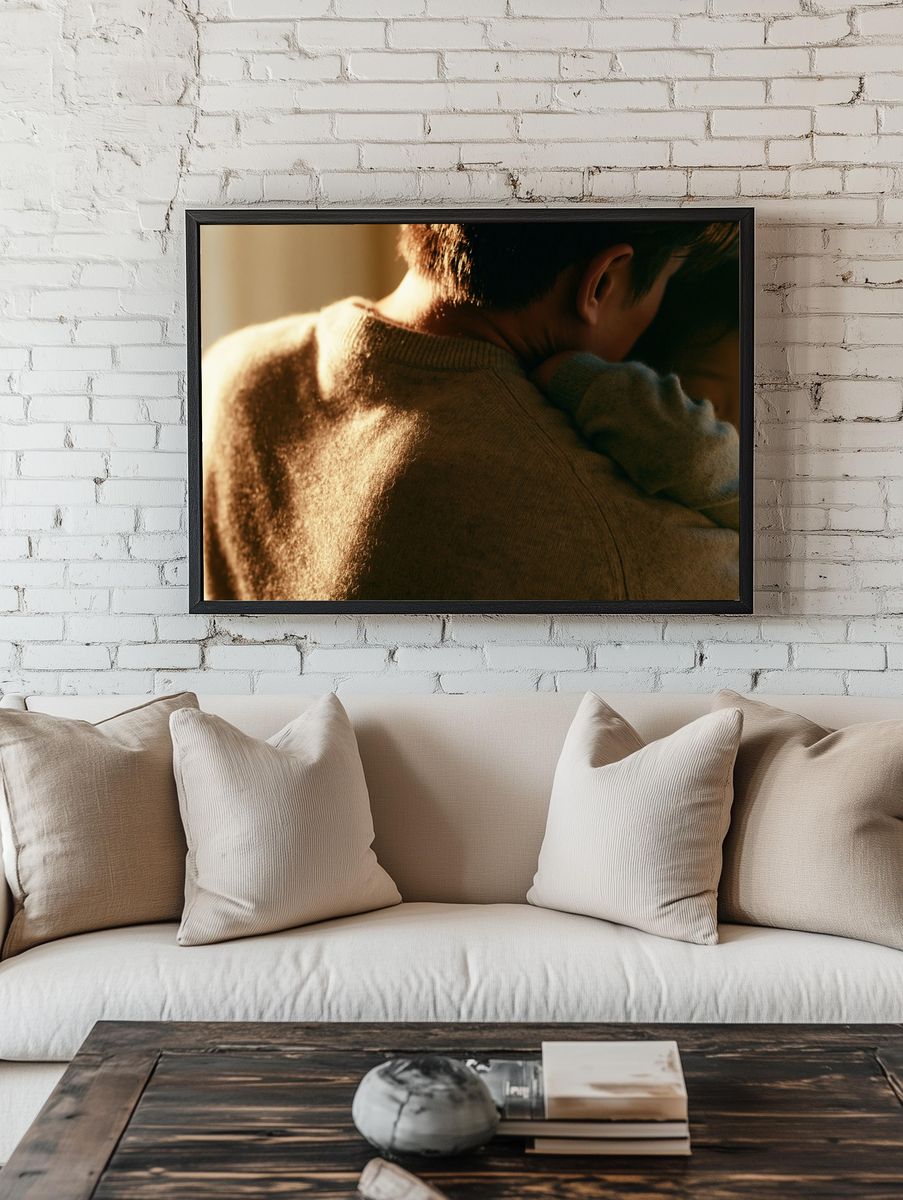 Tender Embrace Photography Poster. — room view 1