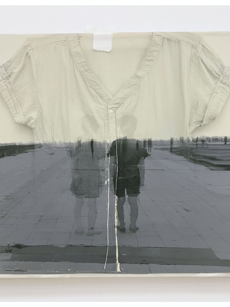Ghostly Street Reflection Photography Poster. poster — photography art