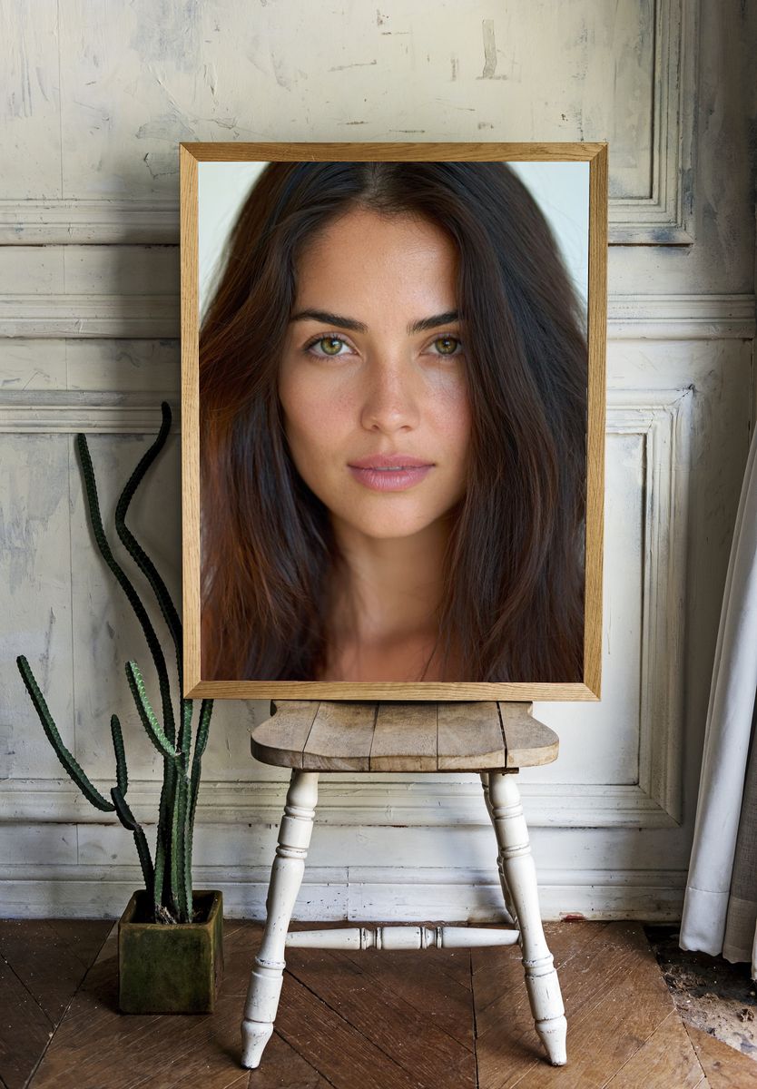 Woman Portrait Photography Poster. room preview