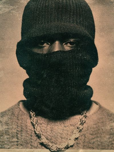 Masked Portrait Photography Poster. poster