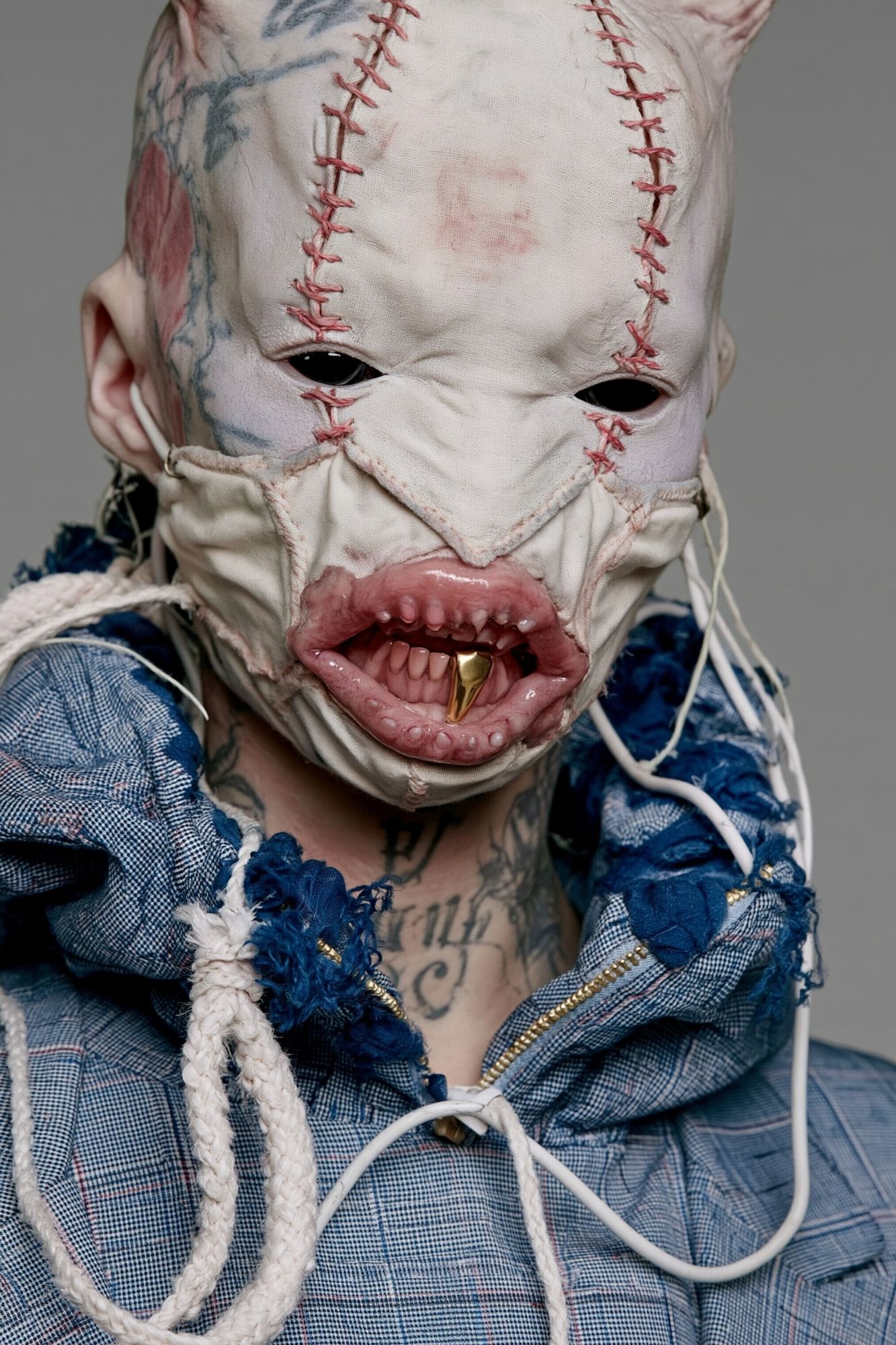 Masked Portrait Photography Poster. poster detail