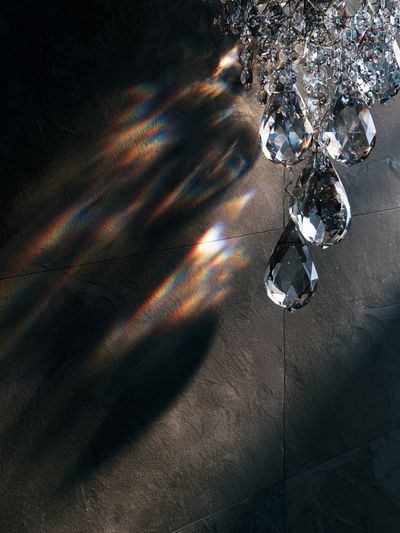 Crystal Chandelier Light Poster.