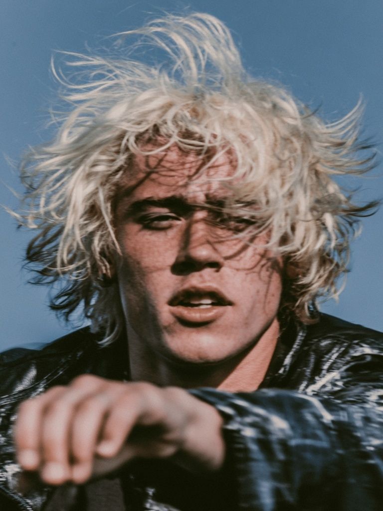 Blond Rock Portrait Print. poster — photography art