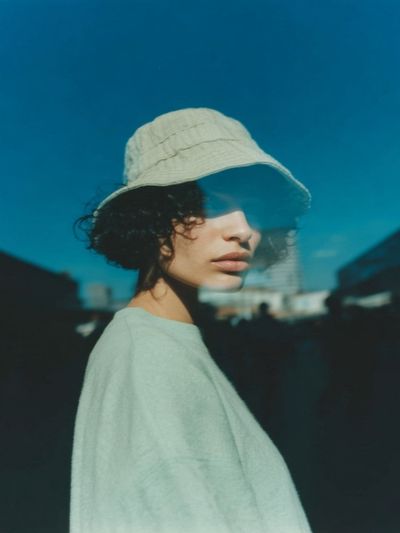 Bucket Hat Portrait Photography Poster. poster