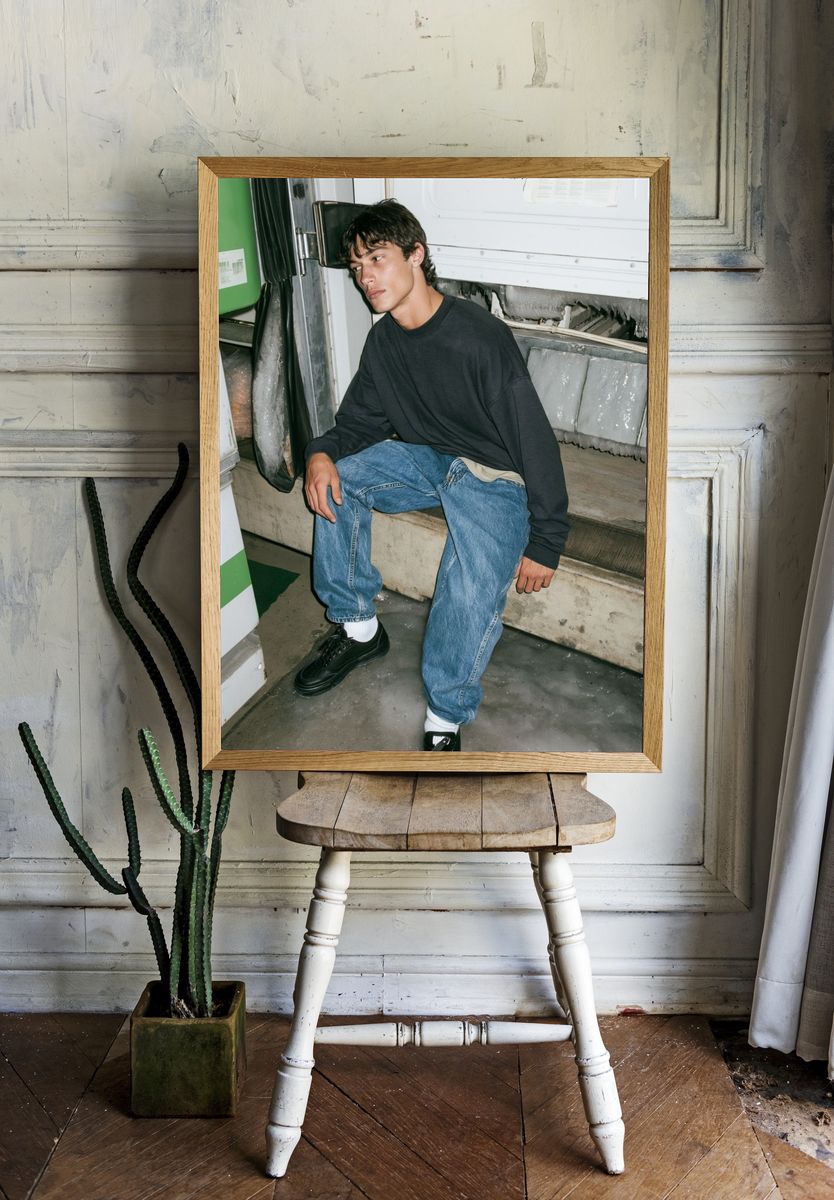 Urban Fashion Portrait Poster. room preview