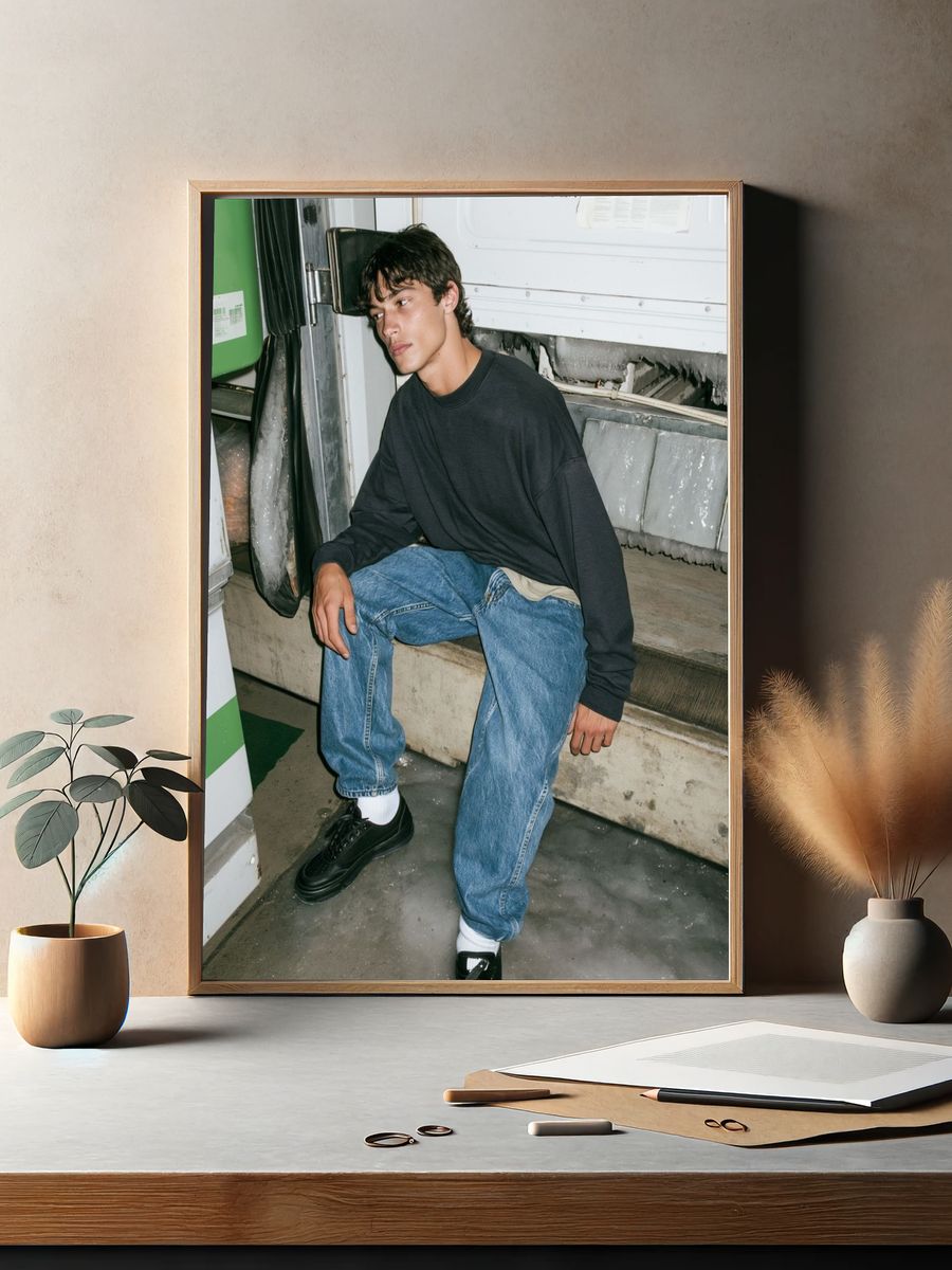 Urban Fashion Portrait Poster. — room view 2
