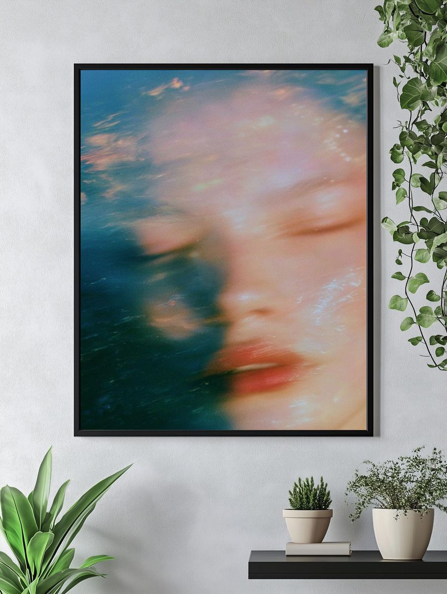 Dreamy Underwater Portrait Print. — room view 4
