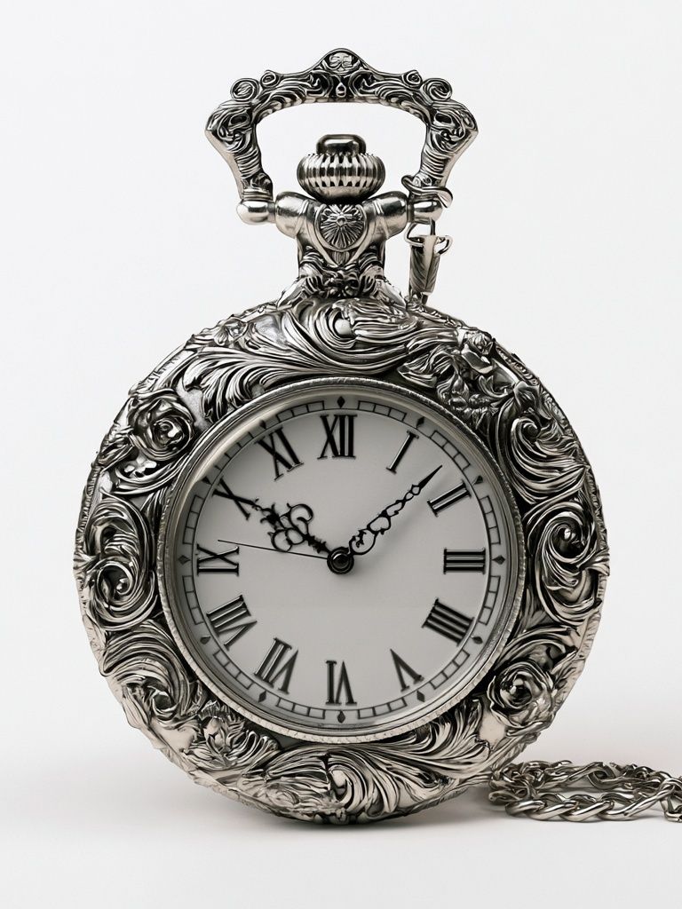 Ornate Pocket Watch Photography Poster. poster detail