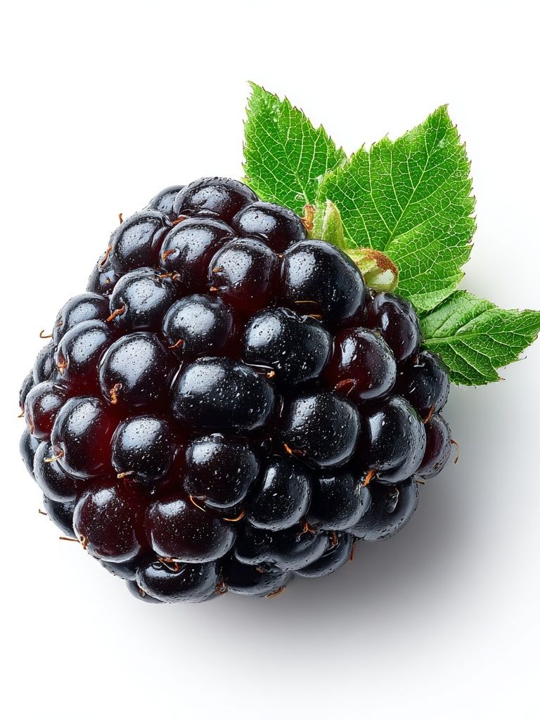 Blackberry Still Life Photography Poster. poster detail