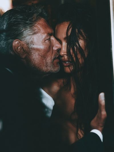 Intimate Couple Portrait Print.