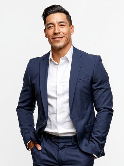 Confident Business Portrait Photography Poster.