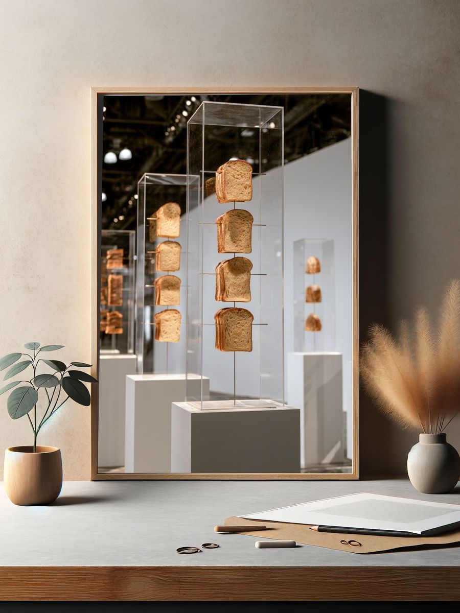Bread Installation Photography Poster. — room view 2