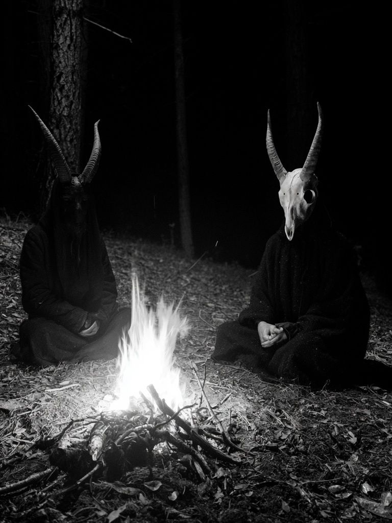 Horned Ritual Forest Poster. poster — photography art