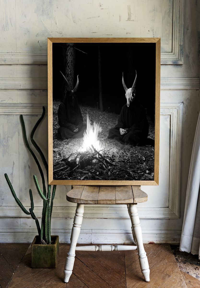 Horned Ritual Forest Poster. — room view 1