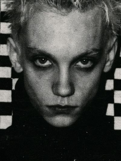 Gothic Portrait Black-White Poster.