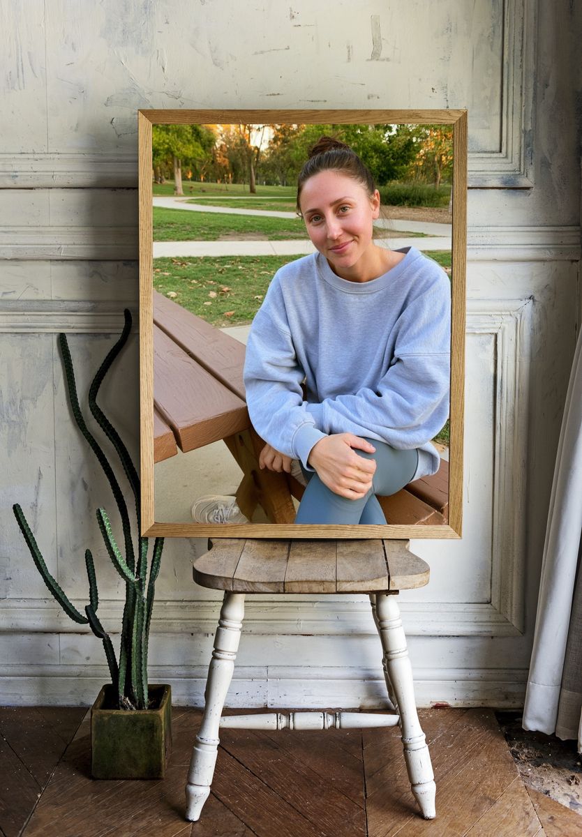 Park Portrait Photography Poster. room preview